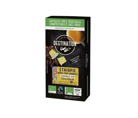 Destination Ethiopia Moka Pur Arabica Bio 10uds