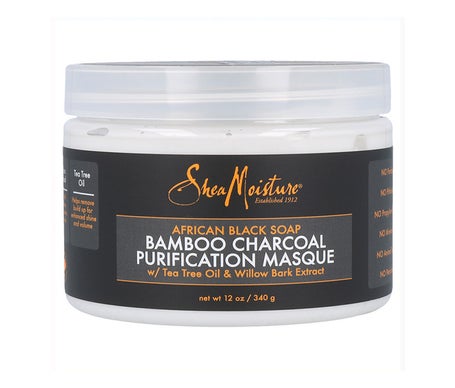 Shea Moisture African Black Soap Bamboo Charcoal Mascarilla 340g