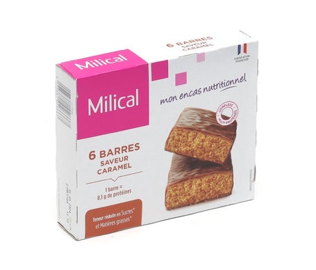 Milical - Barra de Hiperproteína de Caramelo