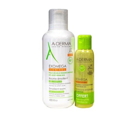 A-Derma Exomega Control Bálsamo Emoliente 400ml + Aceite 100ml