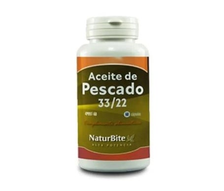 NaturBite Aceite de Pescado 1000mg 33/22 120caps