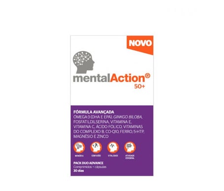 MentalAction® 50+ Comprimidos + Cápsulas 30días