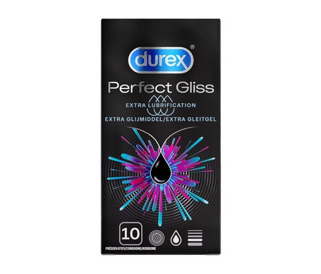 Caja de 10 condones Durex Perfect Gliss