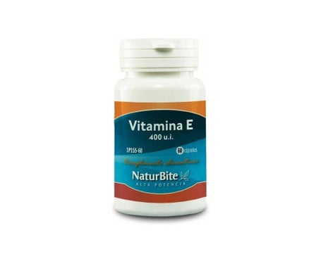 NaturBite Vitamina E 400UI Natural 60caps