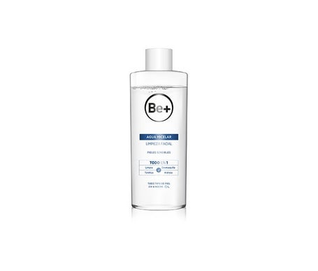 Be+ Agua Micelar Limpieza Facial Pieles Sensibles 500ml