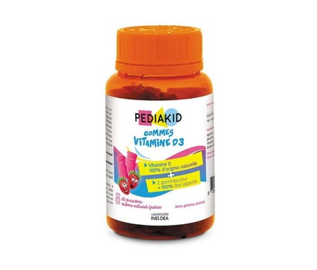 Pediakid Gom Vit D3 Fresa 60