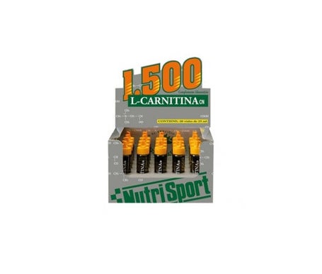 Nutrisport L-Carnitina 1500 fresa 20 viales