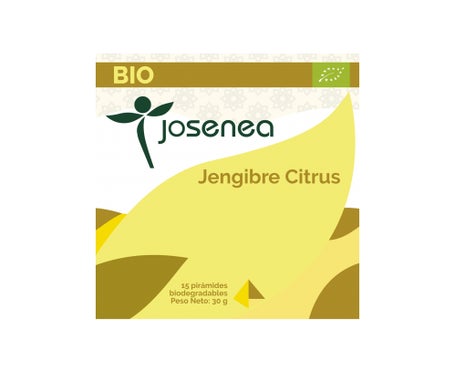 Josenea Jengibre Citrus BIO 15 pirámides en sobre