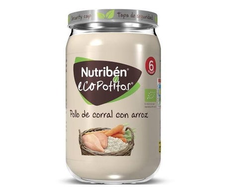 Nutribén Pollo de corral con arroz (235 g) - Alimentación del bebé