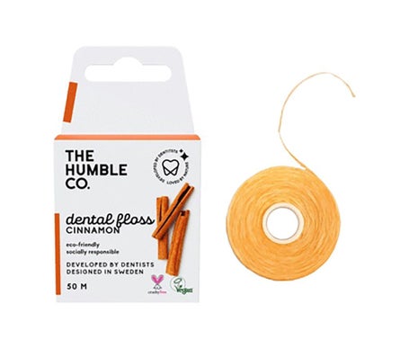 The Humble Co Vegan Eco Cinnamon Dental Floss 50m