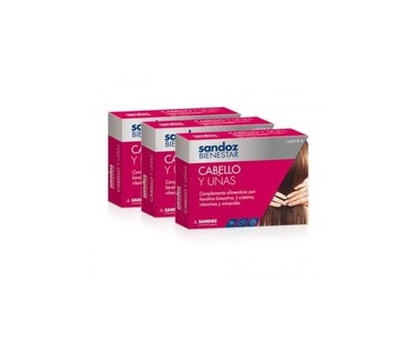 Sandoz Bienestar cabello y uñas 30cáps