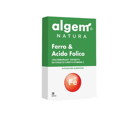 Hierro y ácido fólico 30Cps