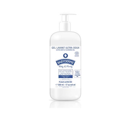 Babyderme Gel Limpiador Ultra-Suave de Aloe Vera 500ml