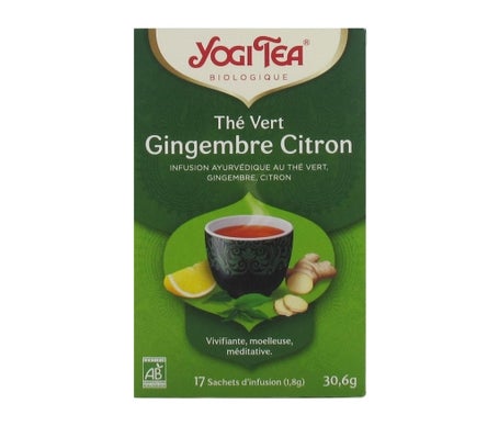 Yogi Tea Té Verde Jengibre Limón 17uds
