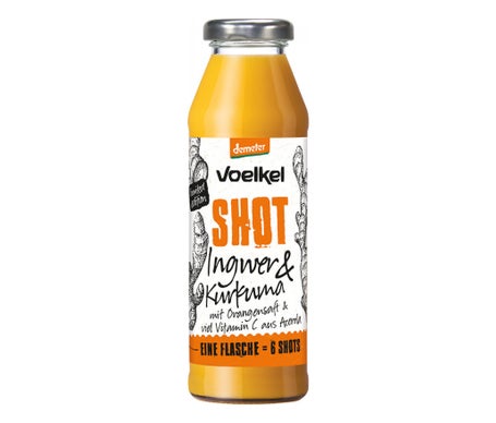 Voelkel Shot de Jengibre Cúrcuma Naranja Acerola Limón 280ml | Natural Doctor