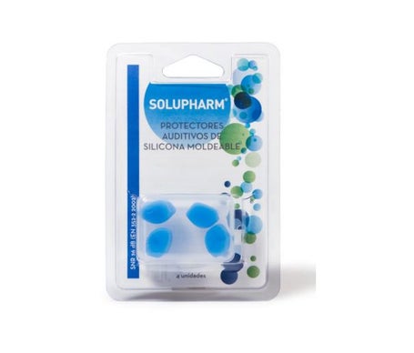 Solupharm Tapón Protector Oídos Silicona 4uds