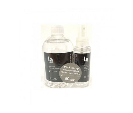Interapothek Pack Spray Hidroalcohólico + Recarga