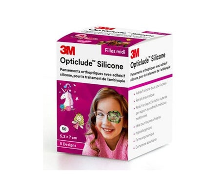 Nexcare Opticlude Design Girl Mid 5,3cmx7cm 50uds
