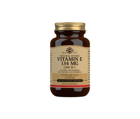 Solgar Vitamina E 200 UI 134 mg 100 perlas vegetales