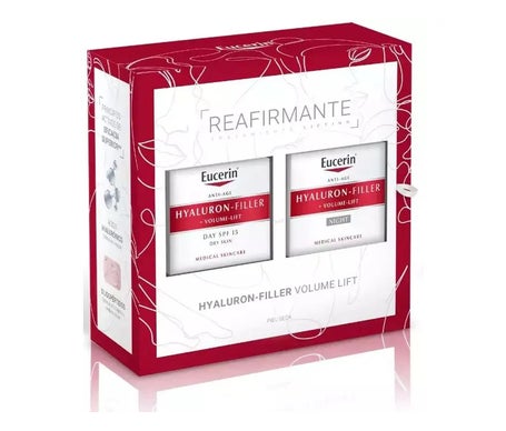 Eucerin Pack Hyaluron Filler Volume Día y Noche Piel Seca