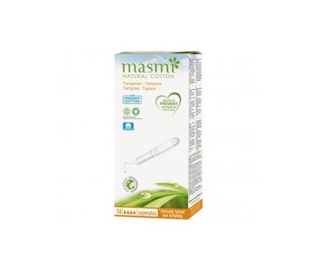 Masmi Tampones Con Aplicador Biodegradable Super Plus 14uds