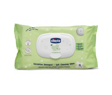 Chicco Baby Moments Toallitas Húmedas a las Flores con Dispensador 72uds