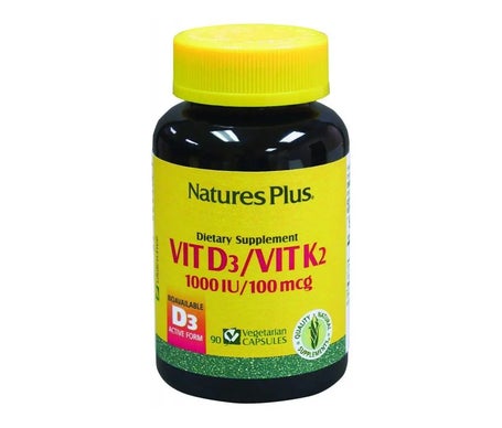NaturesPlus Vitamina D3/Vitamina K2 90caps