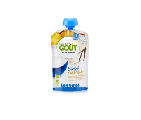 Good Goût Pear & vanilla yoghurt +6 months (90g) - Alimentación del bebé
