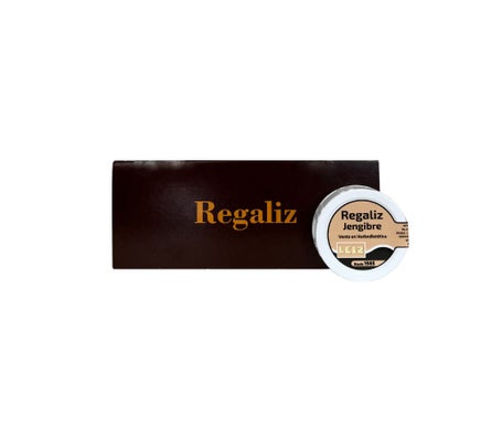 Leiz Pastillas de Regaliz Jengibre 12x10g