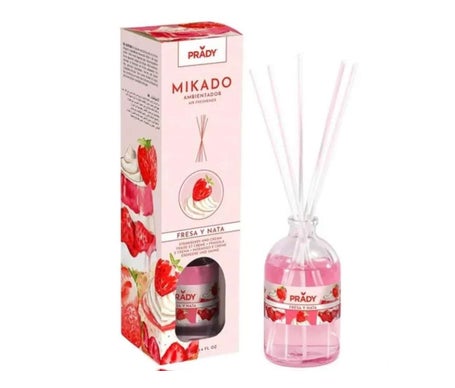 Prady Mikado Ambientador Fresa y Nata 100ml