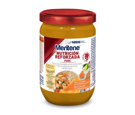 Meritene Nutrición Reforzada Puré Pavo Estofado con Verduras y Arroz 300g