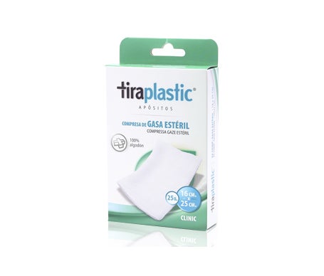 Tiraplastic Gasas Estériles 16x25cm 25uds