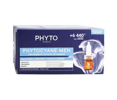 Phytocyane Tratamiento Anticaída Hombres 12uds