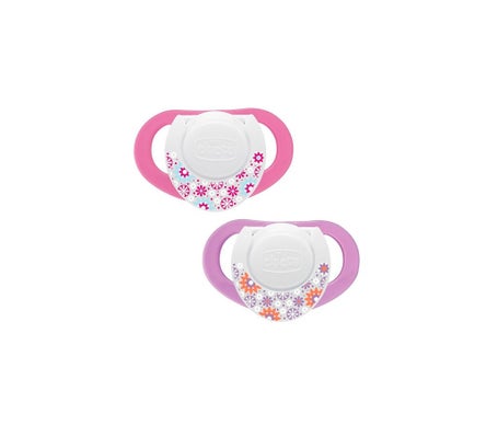 Chicco® chupete physio silicona anatómico 4 M+ rosa 2uds