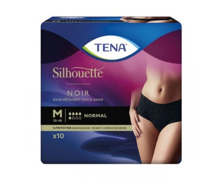 Essity Tena Silueta Norm Black Med X10