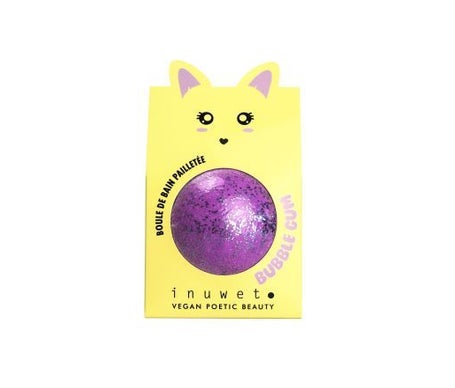 Inuwet Bola de Baño con Purpurina Bubble Gum 1ud
