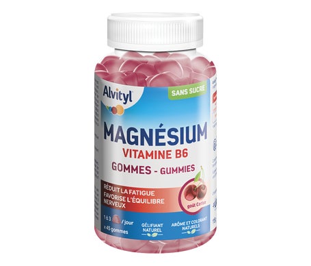 Alvityl Magnesio Vitamina B6 Cereza 45 gummies