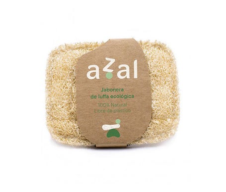 Azal Jabonera Luffa Jabón Sólido 8x10cm 1ud