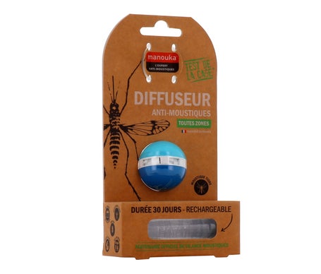Manouka Set Difusor Antimosquitos + Recargas 1ud