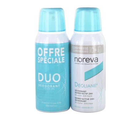 Noreva Deoliane Desodorante Spray 24H 2x100ml
