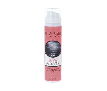 Eurostil Bye Roots Spray Cubre Canas Negro 75ml