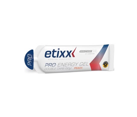 Etixx Double Carb Energy Gel Peach 60ml