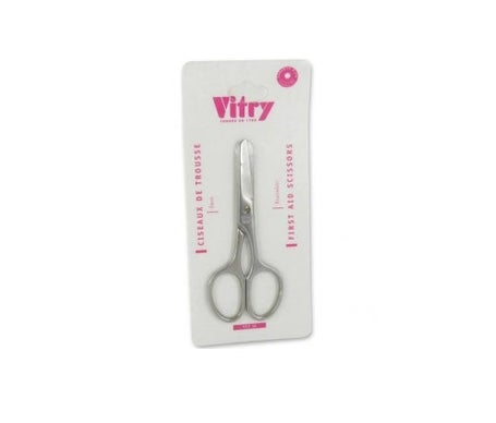 Vitry Tijeras Primeros Auxilios Punta Redonda 1ud