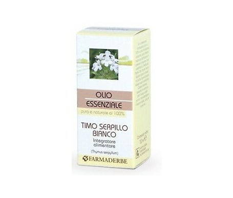 Farmaderbe Aceite Esencial di Timo Serpillo Bianco 10 ml | Natural Doctor