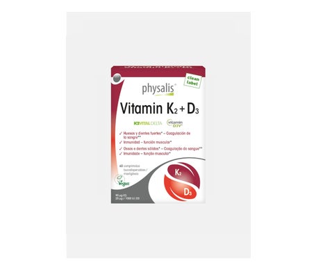 Physalis Vitamin K2 + D3 Bio Vegan 60caps