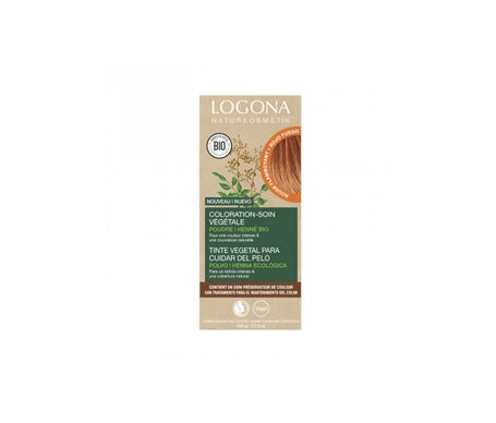 Logona Colorante Vegetal Cobre Intenso 040 100g