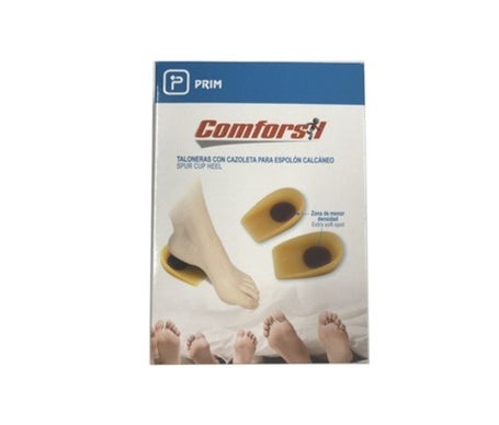 Comforsil Talonera Silicona Cazoleta Espolón P438 Talla L 1 Par