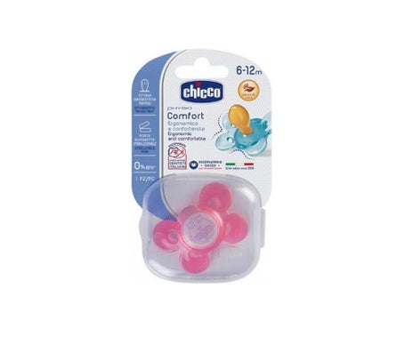 Chicco Physio Comfort Rubber 6-12m - Chupetes y accesorios
