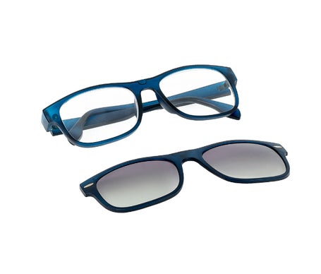 Acofar Nesira Gafas Presbicia 2.5 + Clip Solar Polarizada Azul