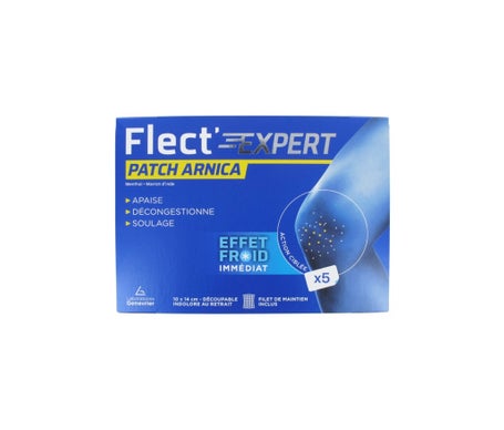 Flect Expert Patch Arnica efecto frío inmediato 5 unidades | Natural Doctor